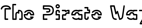 Font : LinotypeVision Custom Text : The Pirate Way Test your own text here Click to download or to view this font on a tshirt that can be custom printed in Bali