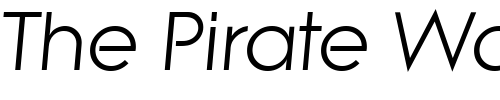 Font : Litera-Serial-RegularItalic-DB Custom Text : The Pirate Way Test your own text here Click to download or to view this font on a tshirt that can be custom printed in Bali
