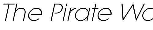Font : LitheLight-Italic Custom Text : The Pirate Way Test your own text here Click to download or to view this font on a tshirt that can be custom printed in Bali