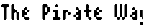 Font : Lithium Custom Text : The Pirate Way Test your own text here Click to download or to view this font on a tshirt that can be custom printed in Bali