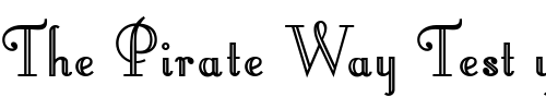 Font : Little-Lord-Fontleroy-NF Custom Text : The Pirate Way Test your own text here Click to download or to view this font on a tshirt that can be custom printed in Bali