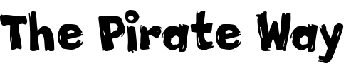 Font : Little-Piggy-BTN Custom Text : The Pirate Way Test your own text here Click to download or to view this font on a tshirt that can be custom printed in Bali