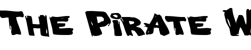 Font : Little-Piggy-BTN-Wide-Backslant Custom Text : The Pirate Way Test your own text here Click to download or to view this font on a tshirt that can be custom printed in Bali
