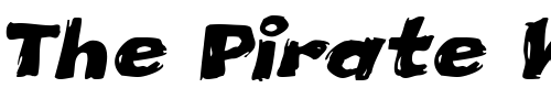 Font : Little-Piggy-BTN-Wide-Oblique Custom Text : The Pirate Way Test your own text here Click to download or to view this font on a tshirt that can be custom printed in Bali