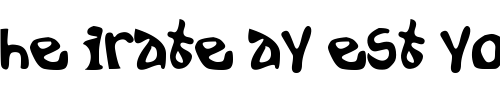Font : Living-End Custom Text : The Pirate Way Test your own text here Click to download or to view this font on a tshirt that can be custom printed in Bali