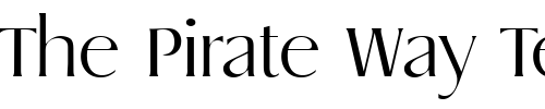 Font : Llewelyn-Light-SF Custom Text : The Pirate Way Test your own text here Click to download or to view this font on a tshirt that can be custom printed in Bali