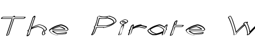 Font : Llynfyrch-Fwyrrdynn-Ouline Custom Text : The Pirate Way Test your own text here Click to download or to view this font on a tshirt that can be custom printed in Bali