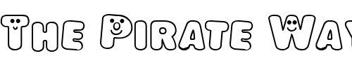 Font : LoKinderSchrift-Hell Custom Text : The Pirate Way Test your own text here Click to download or to view this font on a tshirt that can be custom printed in Bali