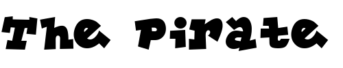 Font : Lockergnome Custom Text : The Pirate Way Test your own text here Click to download or to view this font on a tshirt that can be custom printed in Bali