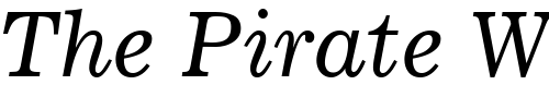 Font : Lockup-SSi-Italic Custom Text : The Pirate Way Test your own text here Click to download or to view this font on a tshirt that can be custom printed in Bali