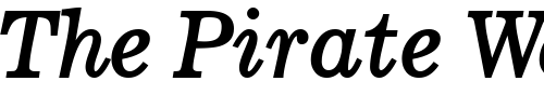 Font : LockupSSK-BoldItalic Custom Text : The Pirate Way Test your own text here Click to download or to view this font on a tshirt that can be custom printed in Bali