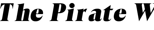 Font : LocuraDisplaySSK-Italic Custom Text : The Pirate Way Test your own text here Click to download or to view this font on a tshirt that can be custom printed in Bali