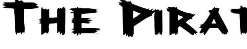 Font : LogCabinExtended Custom Text : The Pirate Way Test your own text here Click to download or to view this font on a tshirt that can be custom printed in Bali