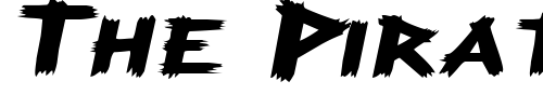 Font : LogCabinExtended-Oblique Custom Text : The Pirate Way Test your own text here Click to download or to view this font on a tshirt that can be custom printed in Bali