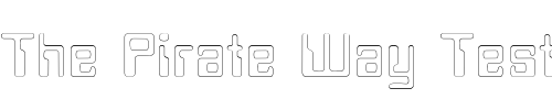 Font : LoganOutline Custom Text : The Pirate Way Test your own text here Click to download or to view this font on a tshirt that can be custom printed in Bali