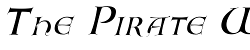 Font : Lombardic-Normal-Italic Custom Text : The Pirate Way Test your own text here Click to download or to view this font on a tshirt that can be custom printed in Bali