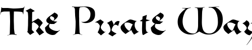 Font : Lombardic-SimpleScript Custom Text : The Pirate Way Test your own text here Click to download or to view this font on a tshirt that can be custom printed in Bali