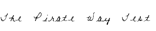 Font : LonewolfScript Custom Text : The Pirate Way Test your own text here Click to download or to view this font on a tshirt that can be custom printed in Bali
