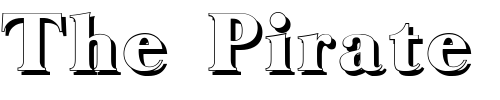 Font : Long-Island-Shadow Custom Text : The Pirate Way Test your own text here Click to download or to view this font on a tshirt that can be custom printed in Bali