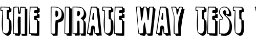 Font : LopplerDisplay Custom Text : The Pirate Way Test your own text here Click to download or to view this font on a tshirt that can be custom printed in Bali