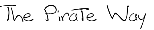 Font : LotechScriptSSK Custom Text : The Pirate Way Test your own text here Click to download or to view this font on a tshirt that can be custom printed in Bali