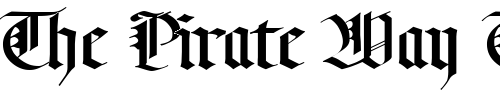 Font : MA-Gotic-DB Custom Text : The Pirate Way Test your own text here Click to download or to view this font on a tshirt that can be custom printed in Bali