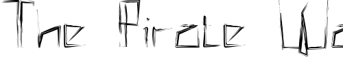 Font : MISQOT Custom Text : The Pirate Way Test your own text here Click to download or to view this font on a tshirt that can be custom printed in Bali