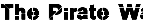 Font : MKStencilsansBlack Custom Text : The Pirate Way Test your own text here Click to download or to view this font on a tshirt that can be custom printed in Bali