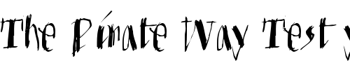 Font : MKristall Custom Text : The Pirate Way Test your own text here Click to download or to view this font on a tshirt that can be custom printed in Bali