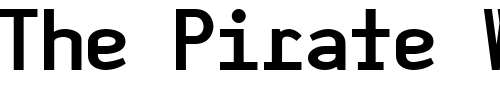 Font : MOn-NOm-Mono-Bold Custom Text : The Pirate Way Test your own text here Click to download or to view this font on a tshirt that can be custom printed in Bali