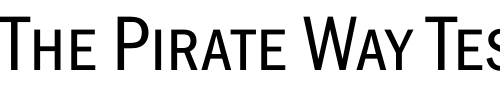 Font : MVGothicCondSC Custom Text : The Pirate Way Test your own text here Click to download or to view this font on a tshirt that can be custom printed in Bali