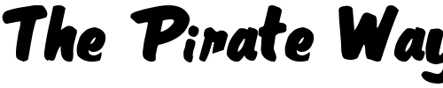 Font : Mag-Regular Custom Text : The Pirate Way Test your own text here Click to download or to view this font on a tshirt that can be custom printed in Bali
