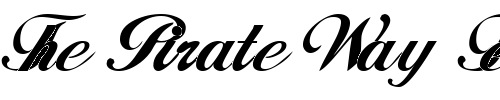 Font : MagellanScriptSSK Custom Text : The Pirate Way Test your own text here Click to download or to view this font on a tshirt that can be custom printed in Bali
