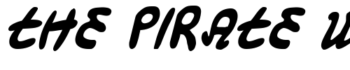 Font : Magic-Beans-Condensed-Italic Custom Text : The Pirate Way Test your own text here Click to download or to view this font on a tshirt that can be custom printed in Bali