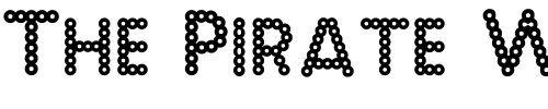 Font : Malache-Crunch Custom Text : The Pirate Way Test your own text here Click to download or to view this font on a tshirt that can be custom printed in Bali