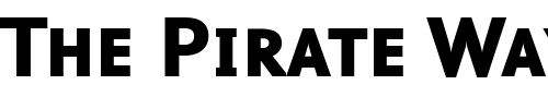 Font : MalcomExpertBold Custom Text : The Pirate Way Test your own text here Click to download or to view this font on a tshirt that can be custom printed in Bali