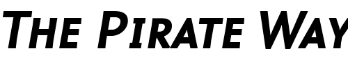 Font : MalcomExpertMediumItalic Custom Text : The Pirate Way Test your own text here Click to download or to view this font on a tshirt that can be custom printed in Bali