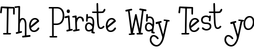 Font : Malihini-Tahitian-BTN-Cond-Lt Custom Text : The Pirate Way Test your own text here Click to download or to view this font on a tshirt that can be custom printed in Bali