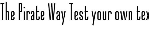 Font : MalstockITC Custom Text : The Pirate Way Test your own text here Click to download or to view this font on a tshirt that can be custom printed in Bali