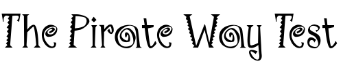 Font : Mambo-Light Custom Text : The Pirate Way Test your own text here Click to download or to view this font on a tshirt that can be custom printed in Bali