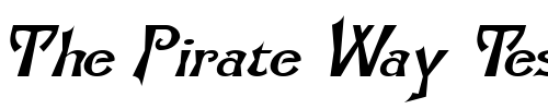 Font : Manchuria-Extended-Italic Custom Text : The Pirate Way Test your own text here Click to download or to view this font on a tshirt that can be custom printed in Bali