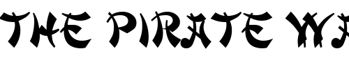 Font : Mandarin-Regular Custom Text : The Pirate Way Test your own text here Click to download or to view this font on a tshirt that can be custom printed in Bali