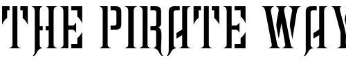 Font : MandataCapsSSK-Regular Custom Text : The Pirate Way Test your own text here Click to download or to view this font on a tshirt that can be custom printed in Bali