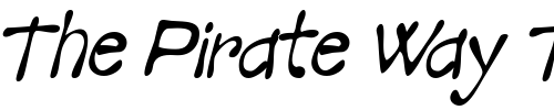 Font : Mandingo-BTN-Cond-Oblique Custom Text : The Pirate Way Test your own text here Click to download or to view this font on a tshirt that can be custom printed in Bali