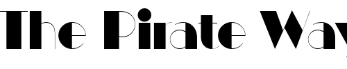 Font : Manhattan-ITCTT Custom Text : The Pirate Way Test your own text here Click to download or to view this font on a tshirt that can be custom printed in Bali