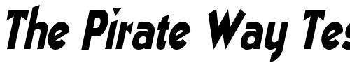 Font : ManhattanCondensed-Italic Custom Text : The Pirate Way Test your own text here Click to download or to view this font on a tshirt that can be custom printed in Bali