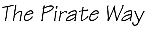 Font : Manual-SSi-Italic Custom Text : The Pirate Way Test your own text here Click to download or to view this font on a tshirt that can be custom printed in Bali
