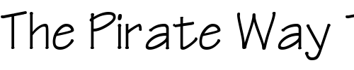 Font : ManualSSK-Regular Custom Text : The Pirate Way Test your own text here Click to download or to view this font on a tshirt that can be custom printed in Bali