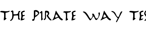 Font : Marathon Custom Text : The Pirate Way Test your own text here Click to download or to view this font on a tshirt that can be custom printed in Bali
