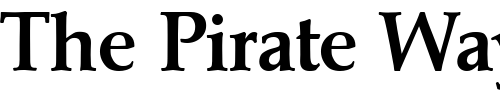 Font : Marathon-DemiBold Custom Text : The Pirate Way Test your own text here Click to download or to view this font on a tshirt that can be custom printed in Bali